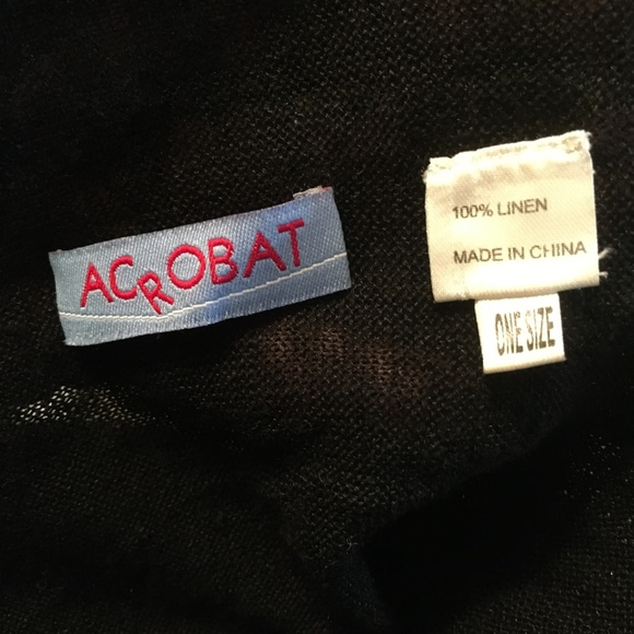 Acrobat Black Tie Front Sweater Jacket - Picture 8 of 8